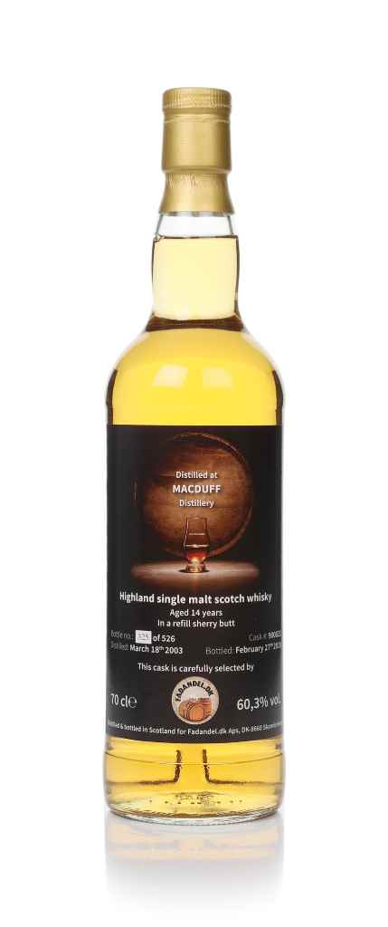 Macduff 14 Year Old 2003 (cask 9000023) - Fadandel 70cl product image
