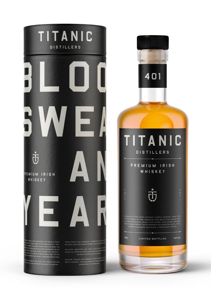 Titanic Distillers Premium Irish Whiskey 70cl product image