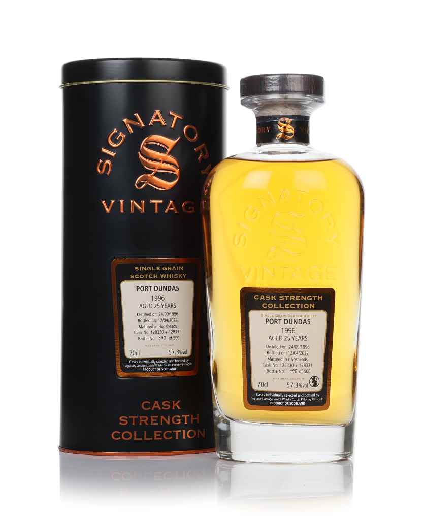 Port Dundas 25 Year Old 1996 (casks 128330 & 128331) - Cask Strength Collection (Signatory) 70cl product image