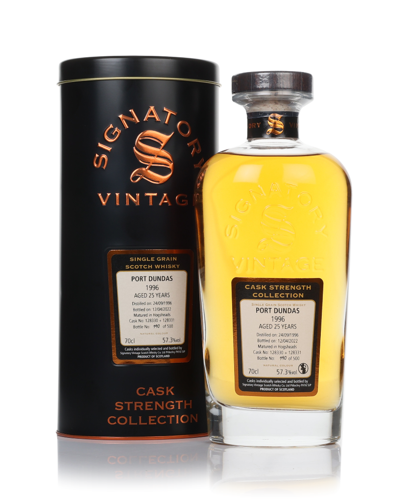 Port Dundas 25 Year Old 1996 (casks 128330 & 128331) - Cask Strength Collection (Signatory) 70cl product image