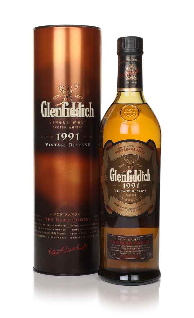 Glenfiddich 1991 Vintage Reserve - Don Ramsay 70cl product image