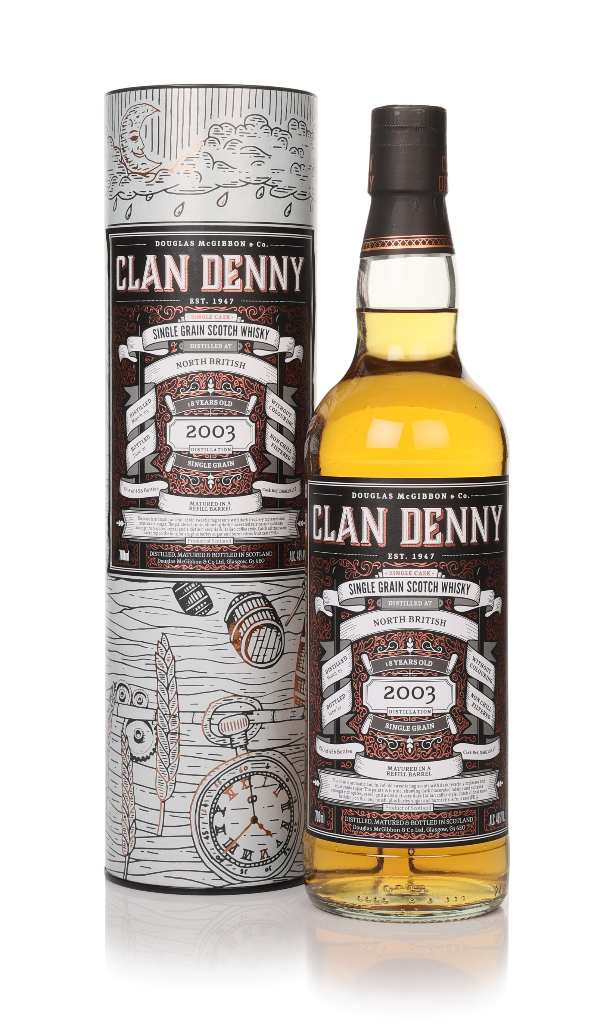 North British 18 Year Old 2003 (cask 15117) - Clan Denny (Douglas Laing) 70cl product image