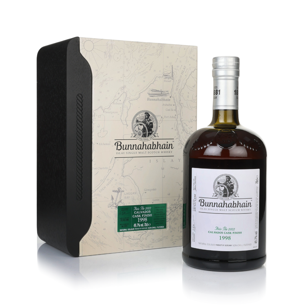Bunnahabhain 23 Year Old 1998 Calvados Cask Finish - Fèis Ìle 2022 70cl product image