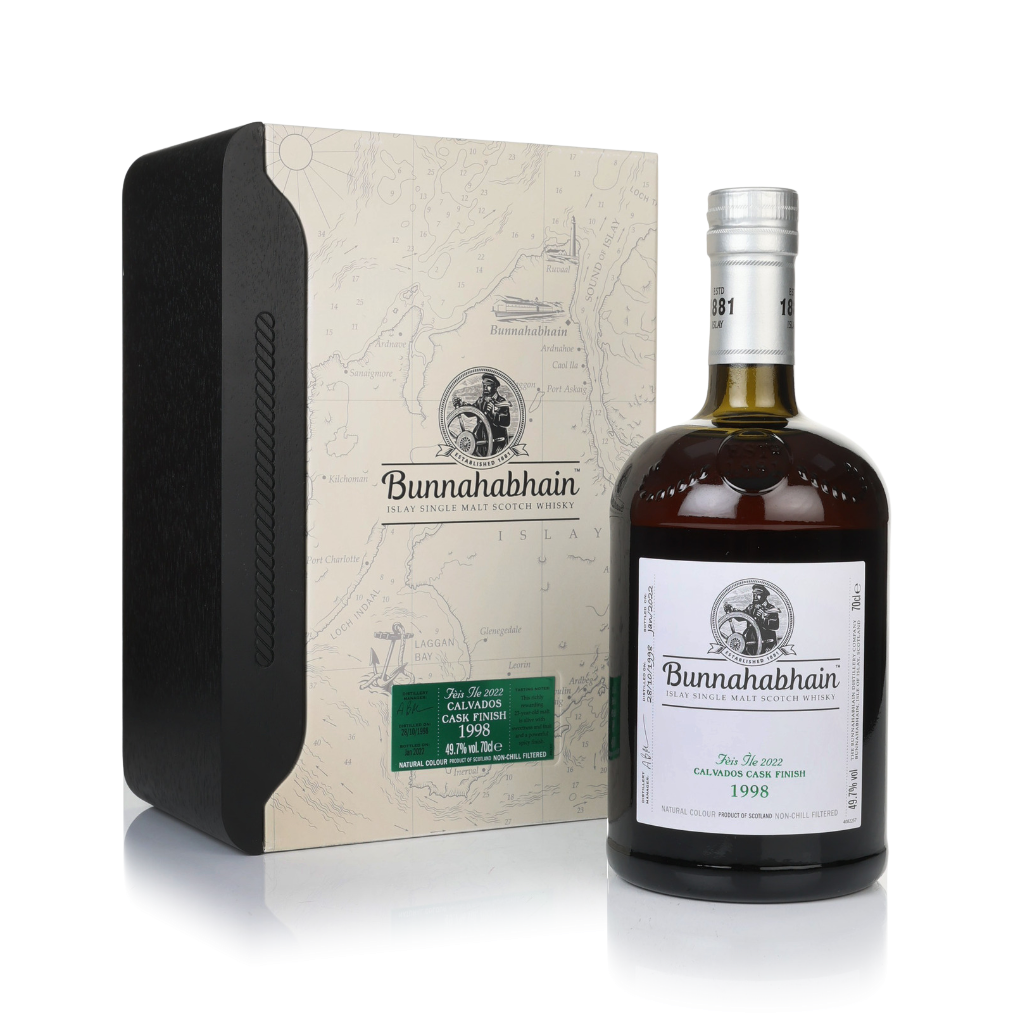 Bunnahabhain 23 Year Old 1998 Calvados Cask Finish - Fèis Ìle 2022 70cl product image