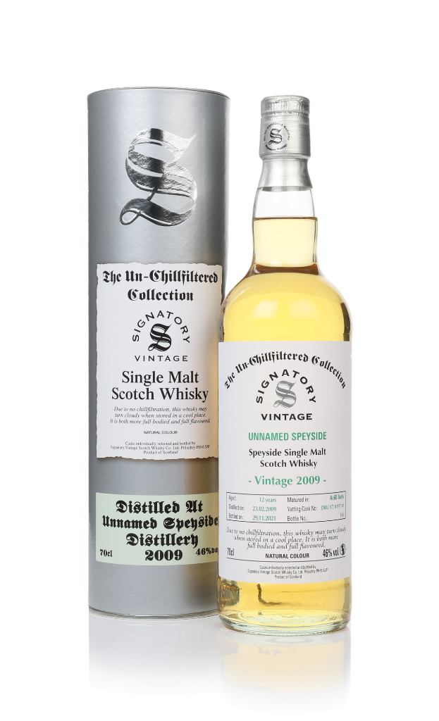 Unnamed Speyside 12 Year Old 2009 (casks DRU17/A197#6) - Un-Chillfiltered Collection (Signatory) 70cl product image