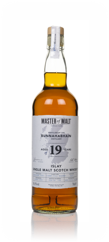 Bunnahabhain 19 Year Old 2001 Single Cask (Master of Malt) 70cl product image