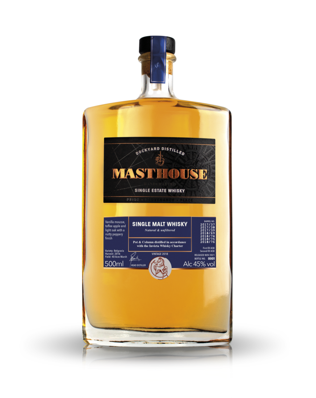Masthouse Single Malt Pot & Column Still 50cl product image
