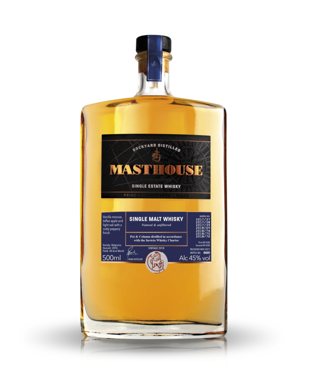 Masthouse Single Malt Pot & Column Still 50cl product image