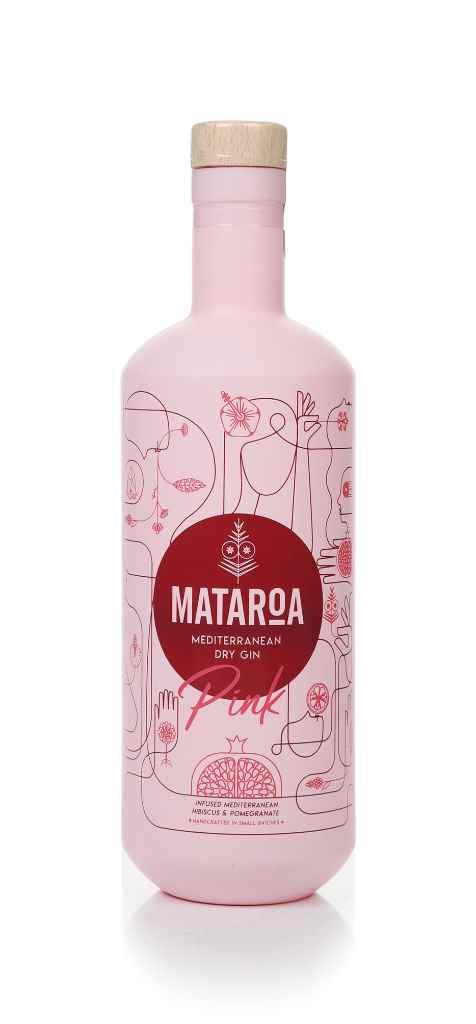 Mataroa Mediterranean Dry Gin Pink 70cl product image
