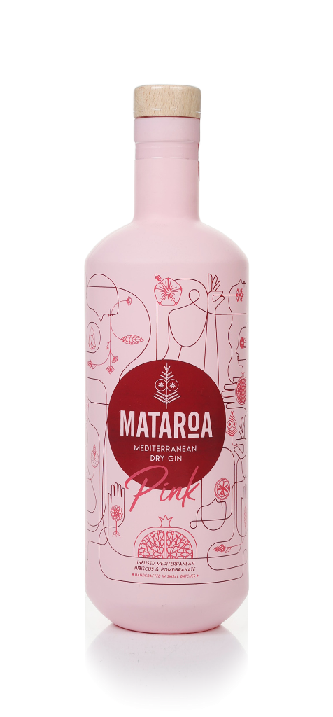 Mataroa Mediterranean Dry Gin Pink 70cl product image