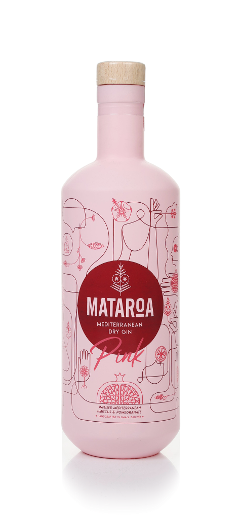 Mataroa Mediterranean Dry Gin Pink 70cl product image