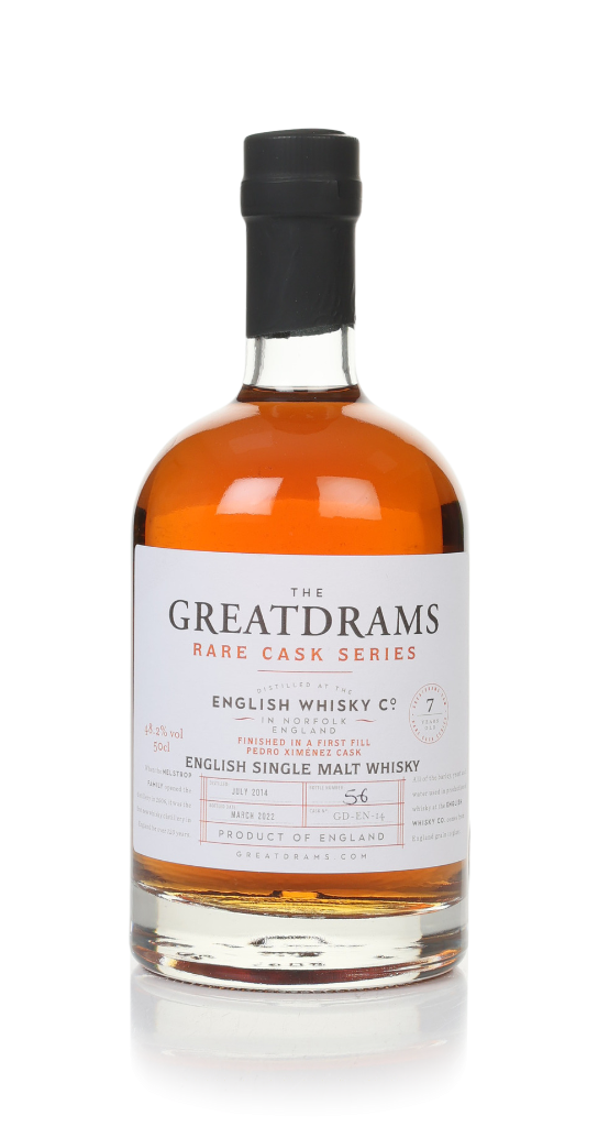 English Whisky Co. 7 Year Old 2014 (cask GD-EN-14) - Rare Cask Series (GreatDrams) 50cl product image