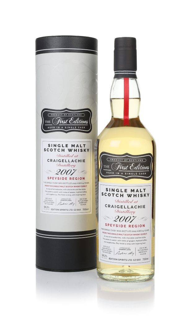 Craigellachie 14 Year Old 2007 (cask 19136) - The First Editions (Hunter Laing) 70cl product image