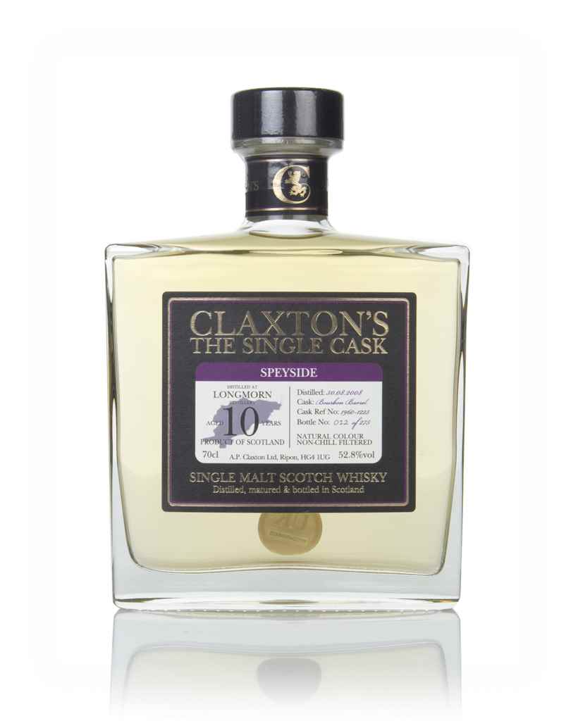Longmorn 10 Year Old 2008 - Claxton's 70cl product image