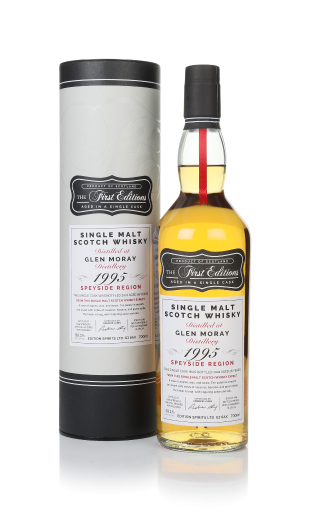 Glen Moray 26 Year Old 1995 (cask 19134) - The First Editions (Hunter Laing) 70cl product image