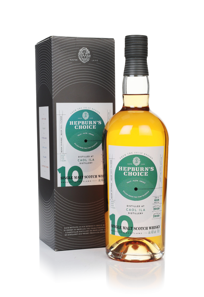 Caol Ila 10 Year Old 2010 (bottled 2020) - Hepburn's Choice (Langside) 70cl product image