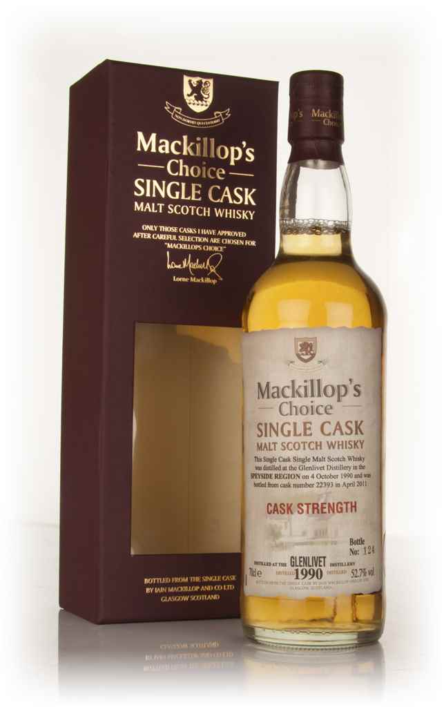 Glenlivet 20 Year Old 1990 (cask 22393) - Mackillop's Choice 70cl product image