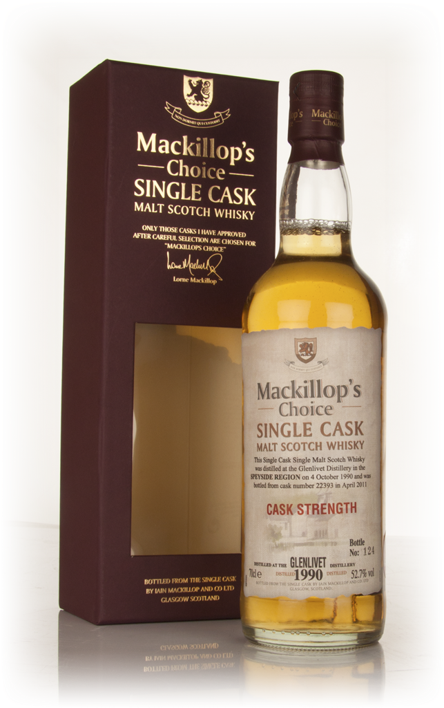 Glenlivet 20 Year Old 1990 (cask 22393) - Mackillop's Choice 70cl product image