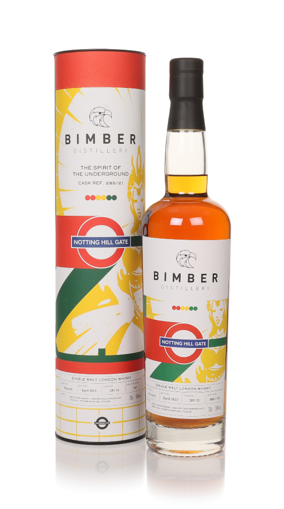 Bimber Spirit of the Underground (cask 285/21) - Notting Hill Gate 70cl product image