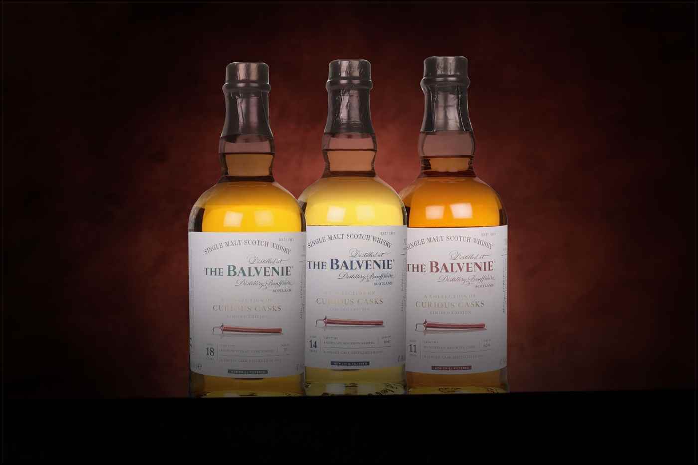 *COMPETITION* Balvenie A Collection of Curious Casks Whisky Trio (3) Ticket 70cl product image