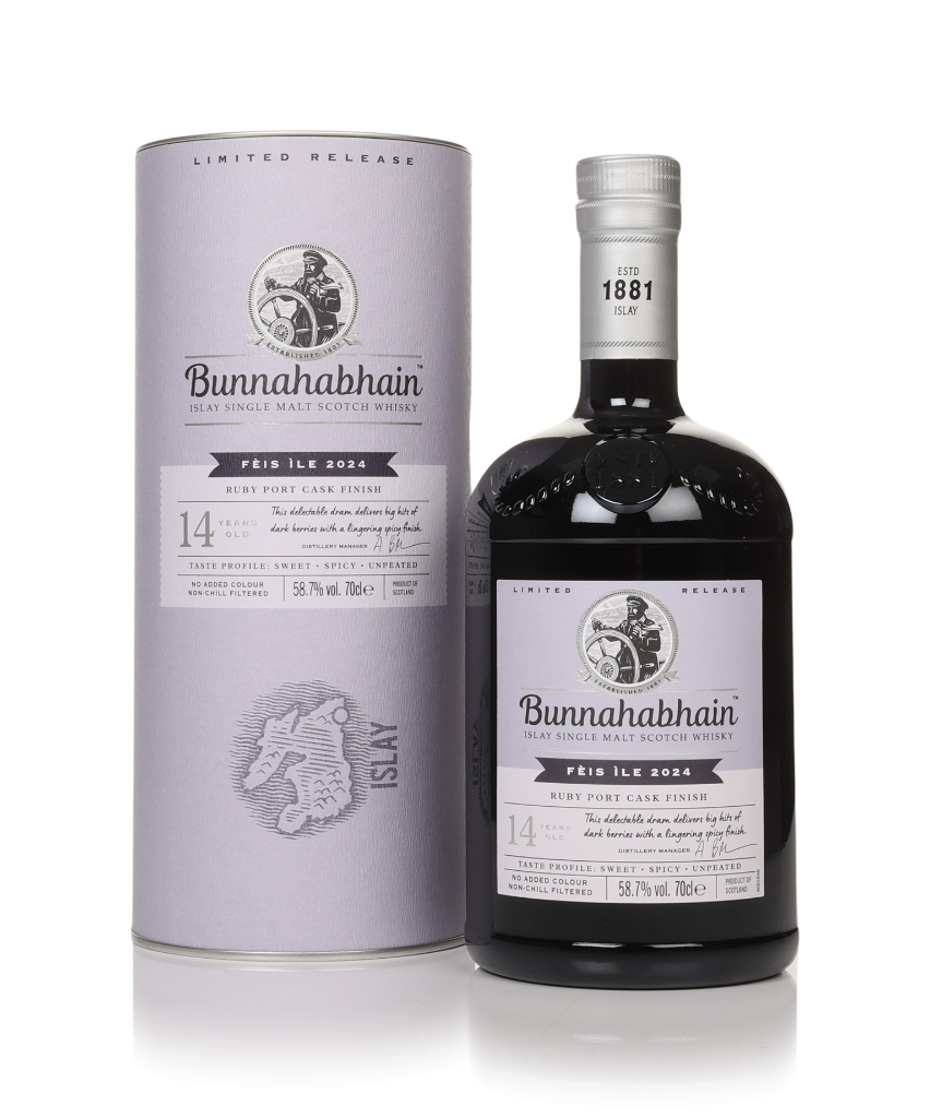 Bunnahabhain 14 Year Old 2009 Ruby Port Cask Finish - Fèis Ìle 2024 70cl product image