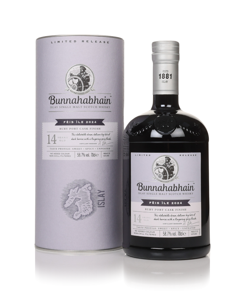 Bunnahabhain 14 Year Old 2009 Ruby Port Cask Finish - Fèis Ìle 2024 70cl product image