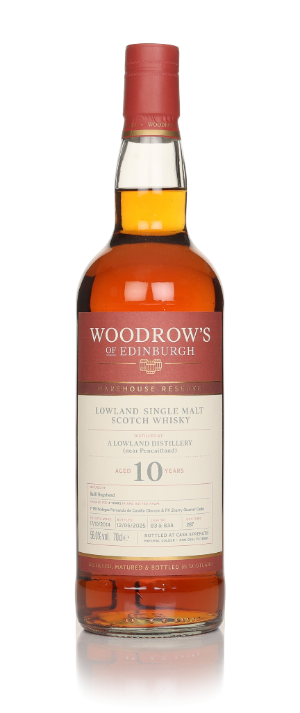 Lowland (Pencaitland) 10 Year Old - Woodrow's of Edinburgh 70cl product image
