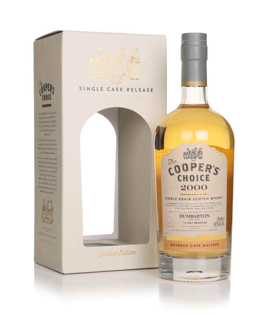 Dumbarton 23 Year Old 2000 - The Cooper's Choice (The Vintage Malt Whisky Co.) 70cl product image