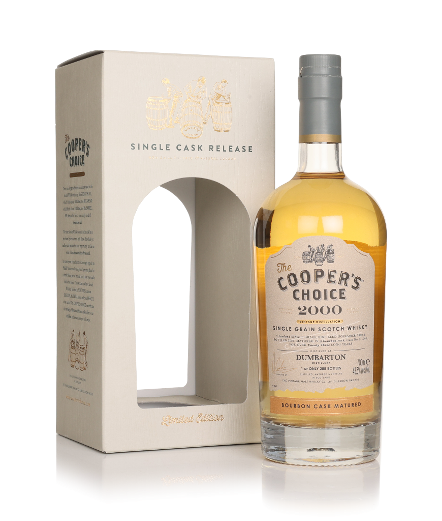 Dumbarton 23 Year Old 2000 - The Cooper's Choice (The Vintage Malt Whisky Co.) 70cl product image