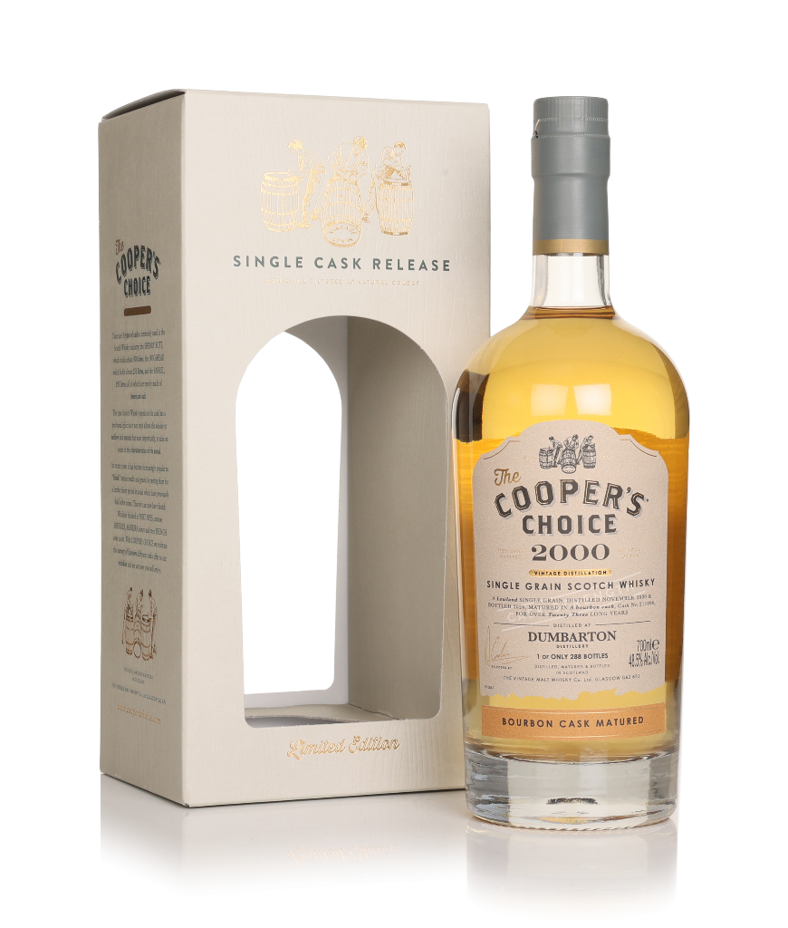 Dumbarton 23 Year Old 2000 - The Cooper's Choice (The Vintage Malt Whisky Co.) 70cl product image