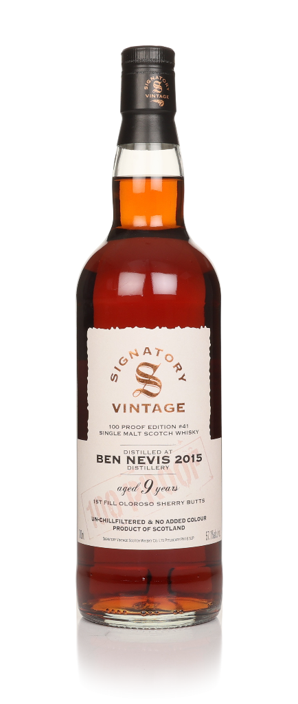 Ben Nevis 9 Year Old 2015 - 100 Proof Edition #41 (Signatory) 70cl product image