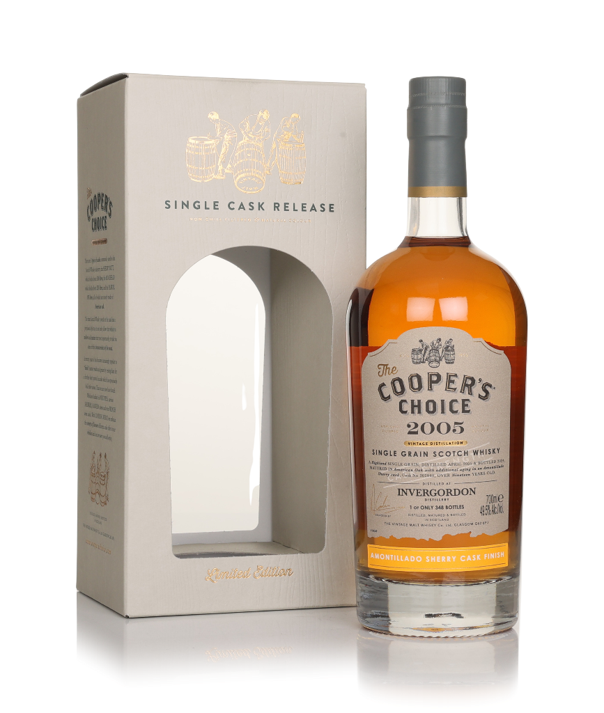 Invergordon 19 Year Old 2005 - The Cooper's Choice (The Vintage Malt Whisky Co.) 70cl product image
