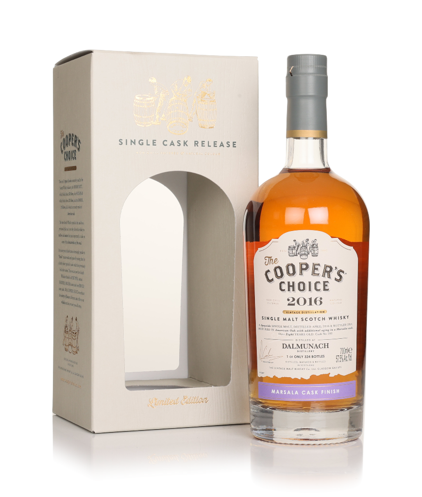 Dalmunach 8 Year Old 2016 (cask 283) - The Cooper's Choice (The Vintage Malt Whisky Co.) 70cl product image