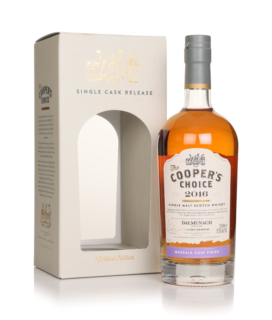 Dalmunach 8 Year Old 2016 (cask 283) - The Cooper's Choice (The Vintage Malt Whisky Co.) 70cl product image