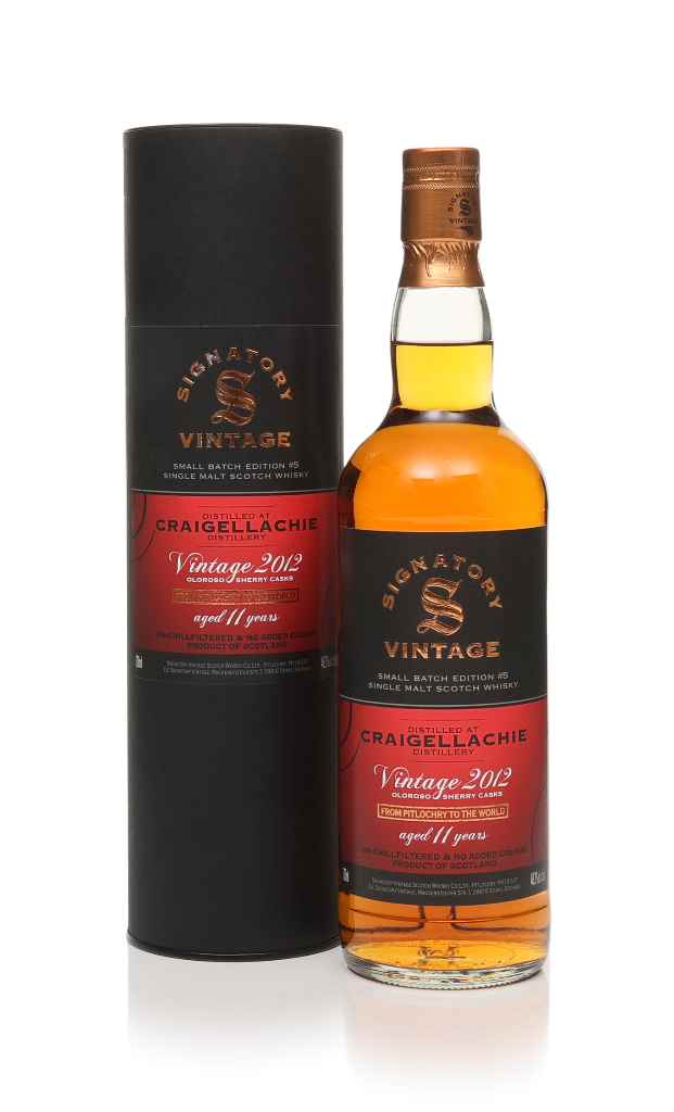 Craigellachie 11 Year Old 2012 - Small Batch Edition #5 (Signatory) 70cl product image