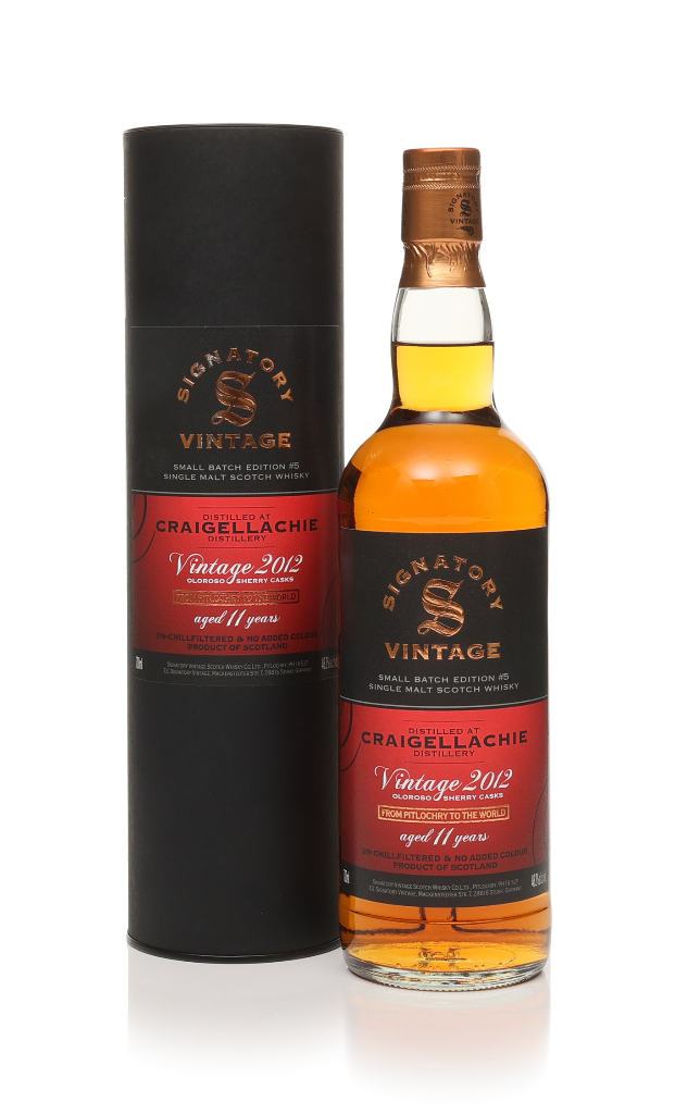 Craigellachie 11 Year Old 2012 - Small Batch Edition #5 (Signatory) 70cl product image