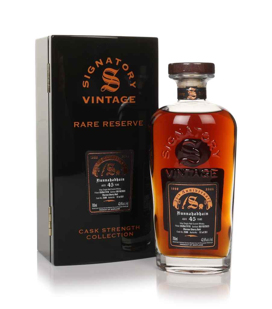 Bunnahabhain 45 Year Old 1978 (cask 2588) - Cask Strength Collection Rare Reserve 35th Anniversary (Signatory) 70cl product image