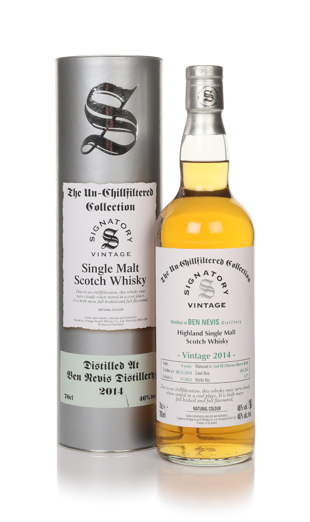 Ben Nevis 8 Year Old 2014 (casks 260 & 262) - Un-Chillfiltered Collection (Signatory) 70cl product image