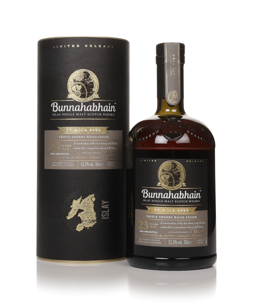 Bunnahabhain 23 Year Old 1999 Triple Sherry Wood Finish - Fèis Ìle 2024 70cl product image