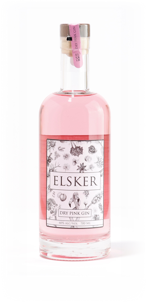 Elsker Dry Pink Gin 70cl product image