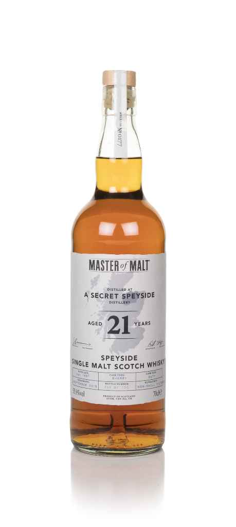 Secret Speyside Distillery 21 Year Old 1997 (Master of Malt) 70cl product image