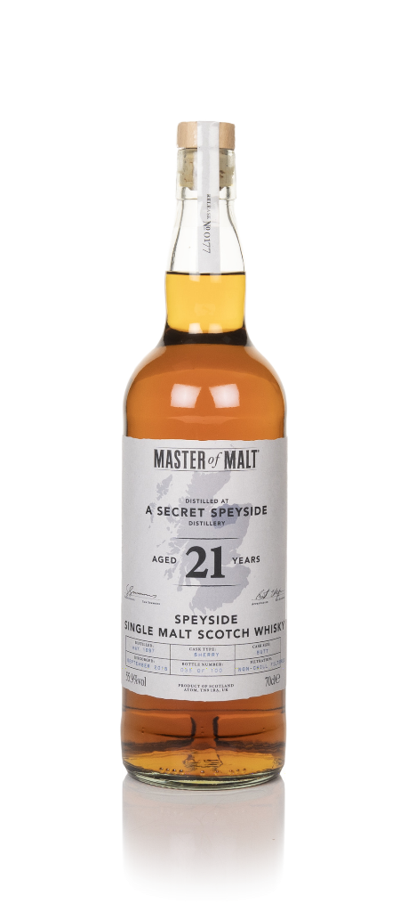 Secret Speyside Distillery 21 Year Old 1997 (Master of Malt) 70cl product image