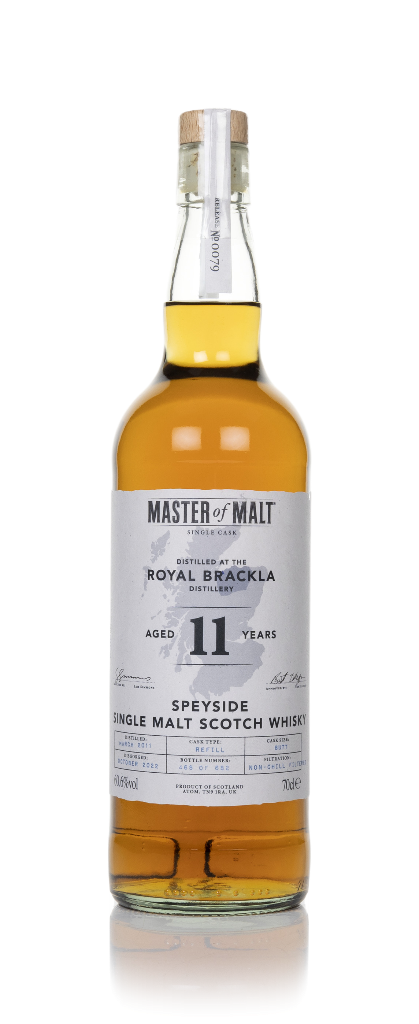 Royal Brackla 11 Year Old 2011 Single Cask (Master of Malt) 70cl product image