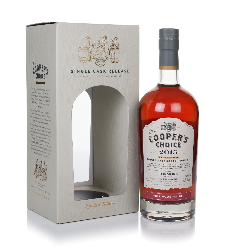 Tormore 7 Year Old 2015 (cask 9530) - The Cooper's Choice (The Vintage Malt Whisky Co.) 70cl product image