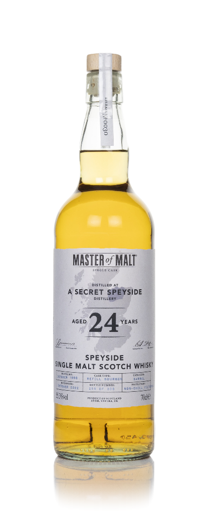 Secret Speyside Distillery 24 Year Old 1998 Single Cask (Master of Malt) 70cl product image