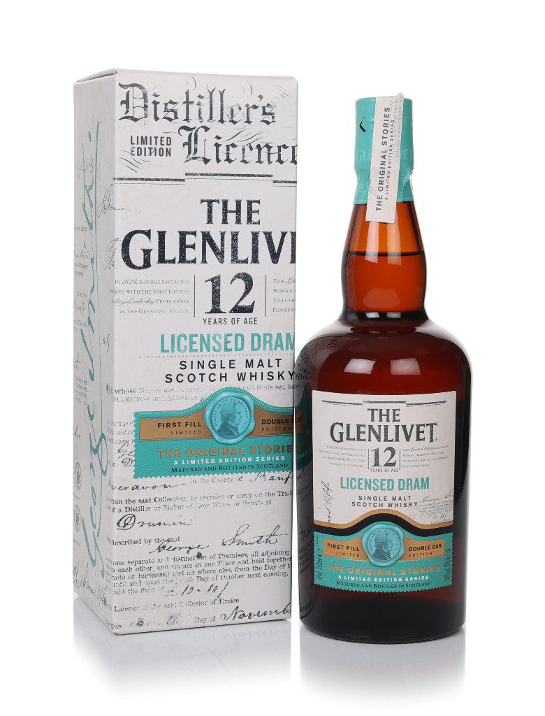 The Glenlivet 12 Year Old Licensed Dram - The Original Stories 70cl product image