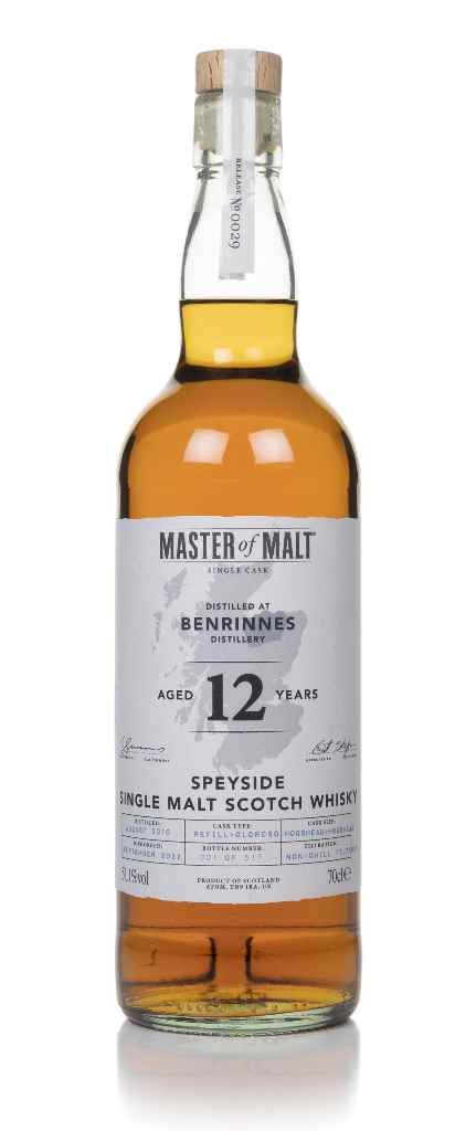 Benrinnes 12 Year Old 2010 Single Cask (Master of Malt) 70cl product image