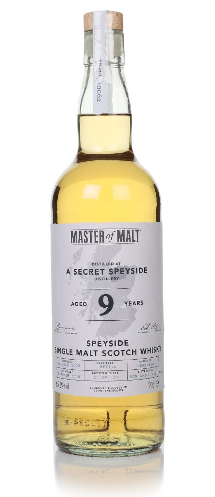 Secret Speyside 9 Year Old 2009 (Master of Malt) 70cl product image