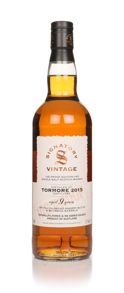 Tormore 9 Year Old 2015 - 100 Proof Edition #45 (Signatory) 70cl product image