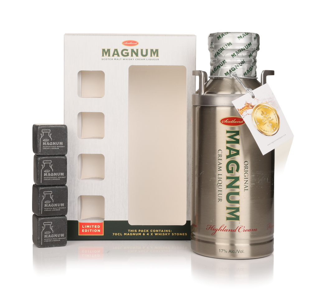 Original Magnum Cream Liqueur Gift Set 70cl product image
